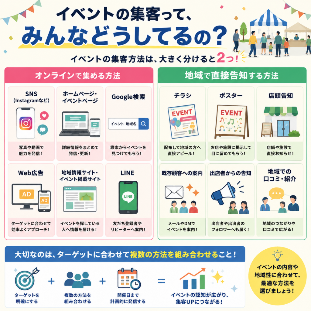 イベントの集客って、みんなどうしてるの?|小高屋(コダカヤ)