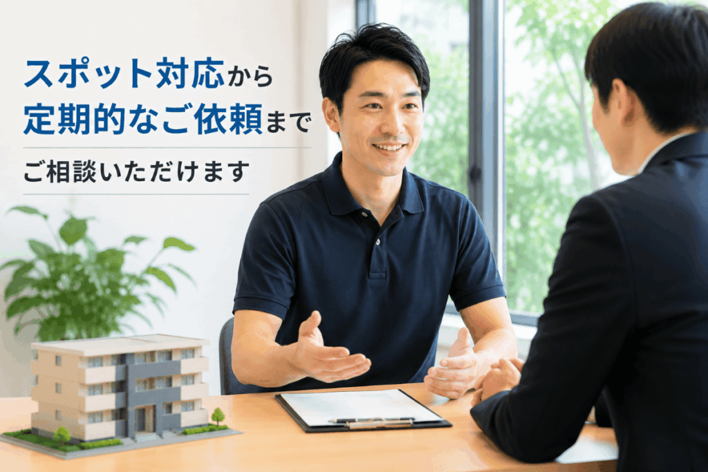 スポット対応から定期的なご依頼までご相談いただけます｜小高屋（コダカヤ）